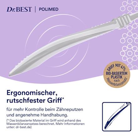 Zahnbürste Clean Pro Polimed mittel Dr. Best