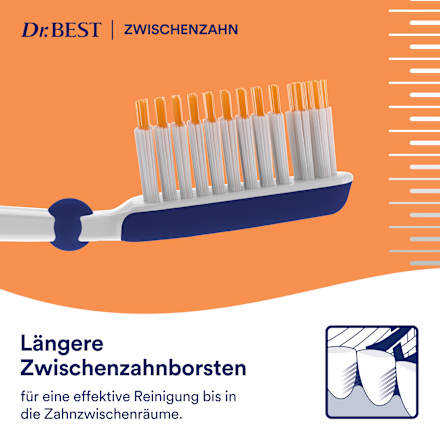 Zahnbürste Clean Pro Zwischenzahn mittel Dr. Best