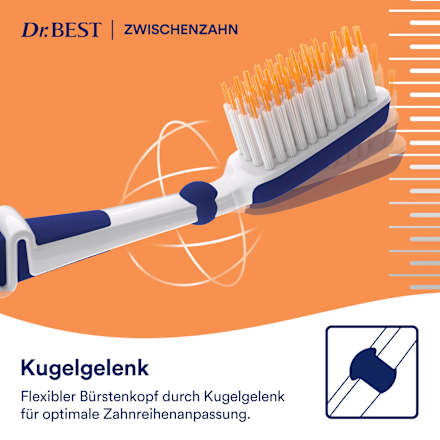 Zahnbürste Clean Pro Zwischenzahn mittel Dr. Best