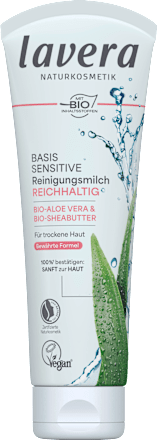 Reinigungsmilch Basis Sensitiv lavera NATURKOSMETIK