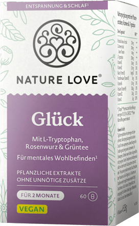 Pflanzenstoff-Komplex L-Tryptophan, Rosenwurz & Grüntee Nature Love