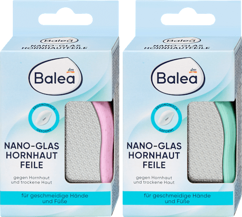 Lima per rimuovere i calli in vetro nano assort. Balea