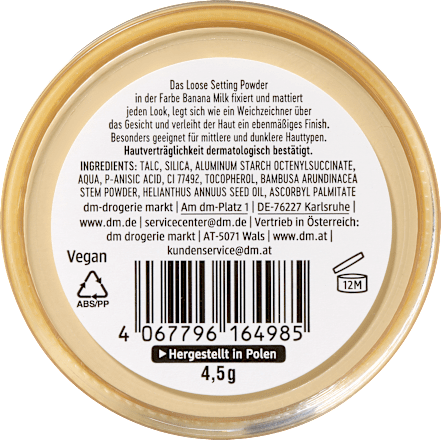 Puder sypki Banana Milk  trend !t up