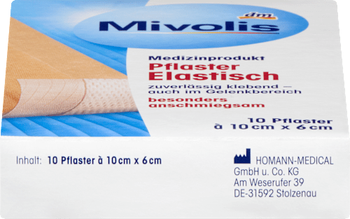 Plasturi elastici 6 cm Mivolis
