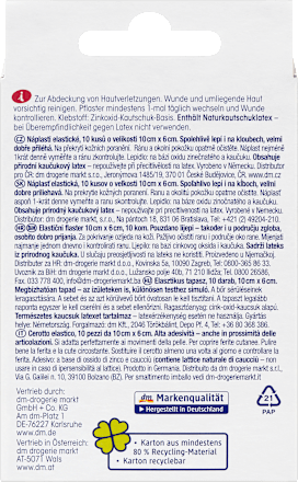 Elastični flasteri 10 cm x 6 cm Mivolis