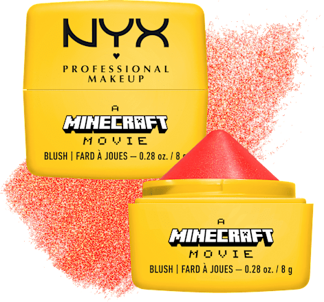 Blush A Minecraft Movie Cheeky Mob Balms Honeycomb Hottie 04 Coral NYX PROFESSIONAL MAKEUP