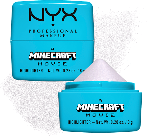 Highlighter A Minecraft Movie Rare Balms Diamond Drip 02 Silver NYX PROFESSIONAL MAKEUP