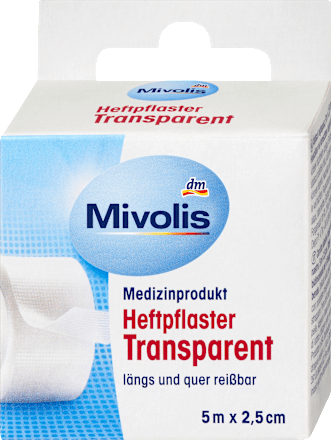 Rýchloobväz, transparentný Mivolis