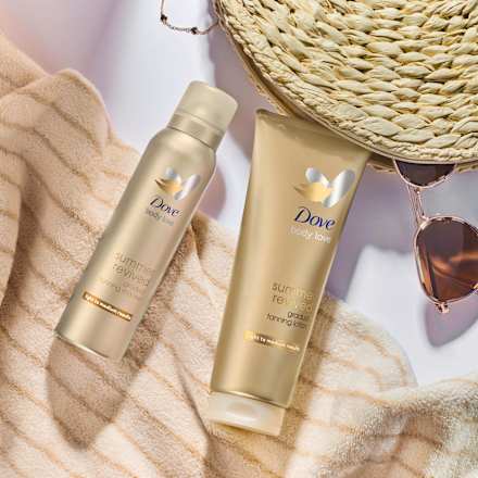 Derma Spa tónovací tělové mléko summer revived Dove