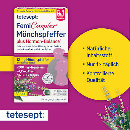 FemiComplex Mönchspfeffer Tabletten 60 St tetesept