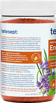 Badesalz Entspannung tetesept
