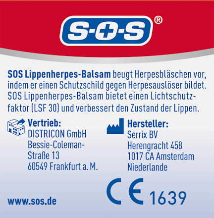 Lippenherpes Balsam  SOS