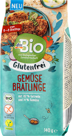 Bio gluténmentes zöldségfasírtpor dmBio