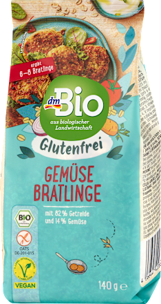 Bio gluténmentes zöldségfasírtpor dmBio