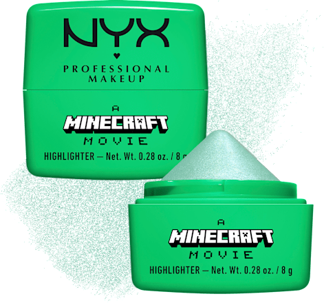 Highlighter A Minecraft Movie Rare Balms Blow Your Mine 01 Green NYX PROFESSIONAL MAKEUP