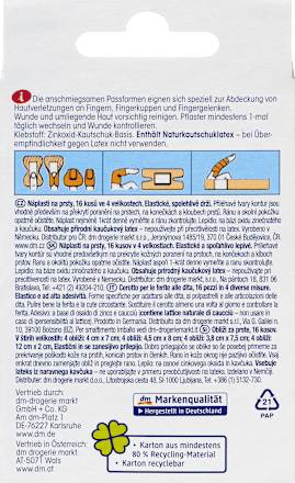 Náplasti na prsty Mivolis
