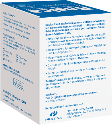 Basica Compact Basische Tabletten 360 St Basica