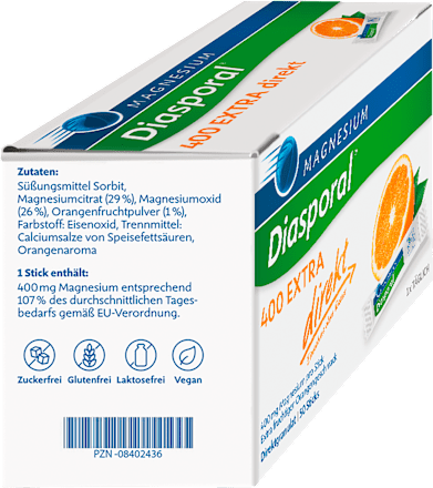 Magnesium-Diasporal 400 EXTRA direkt Direktgranulat Sticks 50 St Diasporal