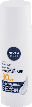 Denný pleťový krém Sensitive Daily Protect Moisturiser SPF 30 NIVEA MEN