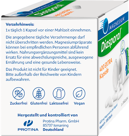 Magnesium-Diasporal 400 EXTRA Kapseln 100 St Diasporal