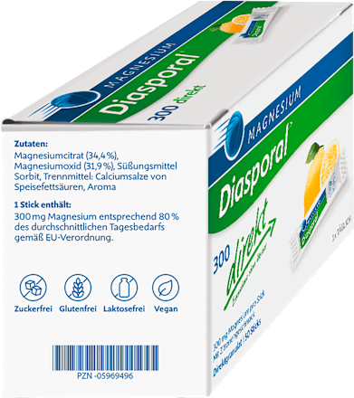 Magnesium-Diasporal 300 direkt Direktgranulat Sticks 50 St Diasporal