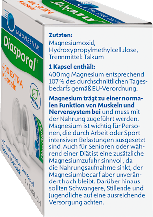 Magnesium-Diasporal 400 EXTRA Kapseln 50 St Diasporal