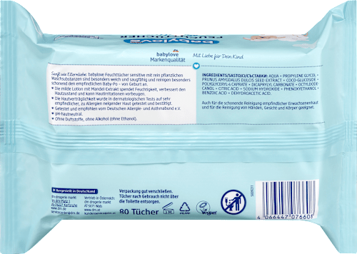 Vlažne maramice sensitive babylove