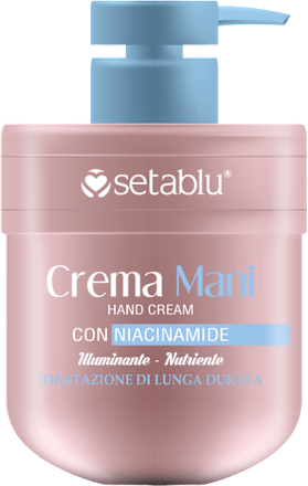 Crema mani con niacinamide setablu
