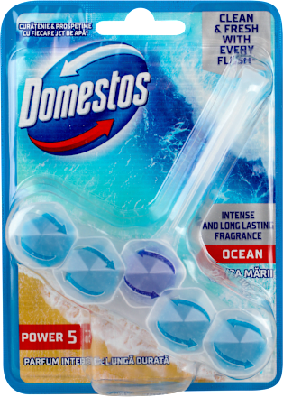 POWER 5 OCEAN osveživač za wc  Domestos