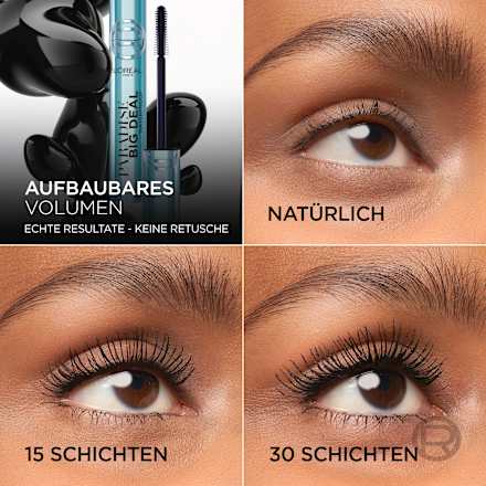 Mascara Paradise Big Deal Waterproof Schwarz  L'ORÉAL PARiS