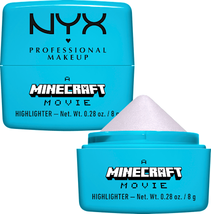 Highlighter A Minecraft Movie Rare Balms Diamond Drip 02 Silver NYX PROFESSIONAL MAKEUP