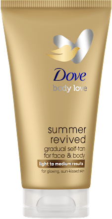 body love samoopalovací tělové mléko summer revived light to medium Dove