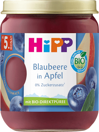 Früchte Premium Blaubeere in Apfel ab 5.Monat HiPP