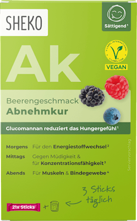 Abnehmkur Sticks Beerengeschmack 21 St SHEKO