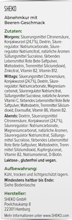 Abnehmkur Sticks Beerengeschmack 21 St SHEKO