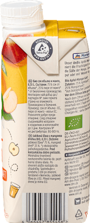 Bio alma-mangó gyümölcslé dmBio