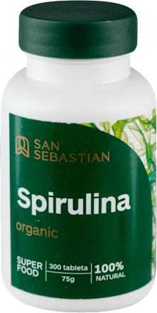 Spirulina organic tablete San Sebastian