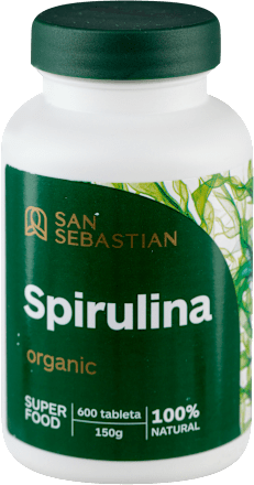 Spirulina organic tablete San Sebastian
