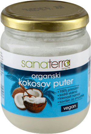 organski kokosov puter sanaterra