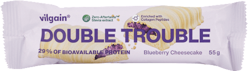 Proteínová tyčinka Double Trouble Blueberry Cheescake  vilgain