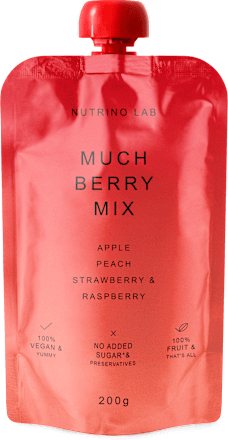 MUCH BERRY MIX piure mar, piersica, zmeura,capsuna Nutrino Lab