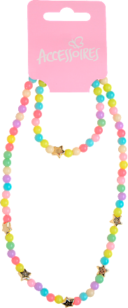 Dječji set narukvica i ogrlica – šarene perlice i zvjezdice ACCESSOIRES