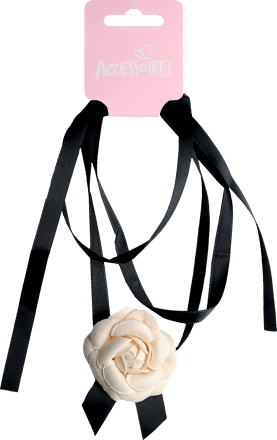 Ogrlica – roza ruža ACCESSOIRES