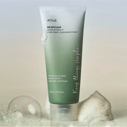 Heartleaf Quercetinol Pore Deep Cleansing Foam Anua