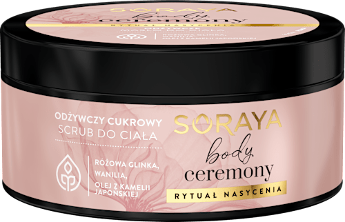 Scrub cukrowy odżywczy Body Ceremony Soraya