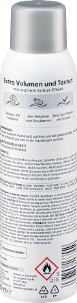 Volumennövelő púder spray Pure Styling, parfümmentes Balea