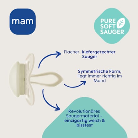 Schnuller Original Night mint 0-6 Monate mam