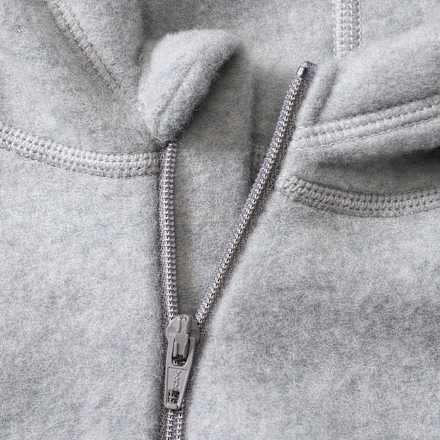 Jacke aus Wolle mit Kapuze & Vario-Ärmel, grau, Gr.  62/68 ALANA