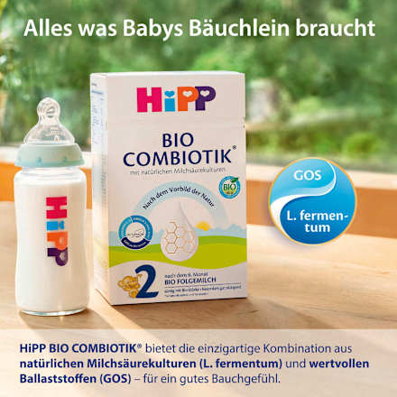 Folgemilch 2 Combiotik nach dem 6. Monat HiPP