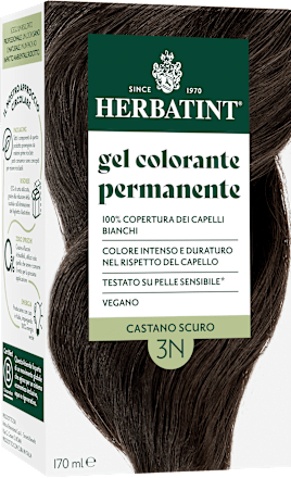 Gel colorante permanente 3N castano scuro HERBATINT
